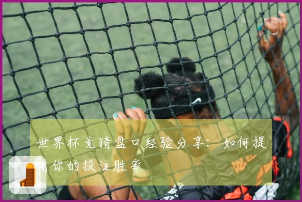 世界杯竞猜盘口经验分享：如何提高你的投注胜率