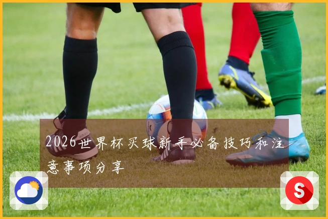 2026世界杯买球新手必备技巧和注意事项分享